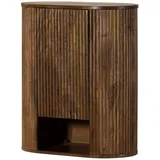 MASSIVMOEBEL24.DE Hängeschrank 55 x 30 x 65 cm Braun