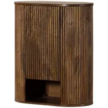 MASSIVMOEBEL24.DE Hängeschrank 55 x 30 x 65 cm Braun