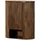 MASSIVMOEBEL24.DE Hängeschrank 55 x 30 x 65 cm Braun