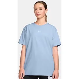 Nike W NSW CLASSIC SS TEE Blau S