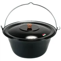 Grillplanet Gulaschkessel 15 Liter Kessel und Deckel, Feuertopf Gulaschtopf