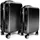 Hti-Living High Level Koffer-Set 2-tlg. schwarz