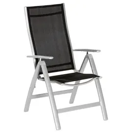 Merxx Amalfi Set 5-tlg. Tisch 180 x 75 cm schwarz