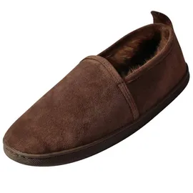 Hollert Lammfell Hausschuhe Braun 42