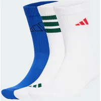 Adidas Logo Socken. 3 Paar WEISS|WEISS|königsblau 35/36