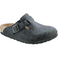 Birkenstock Boston Wool Narrow Hausschuhe (Größe 38, grau)