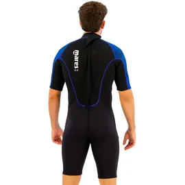 Mares Neoprenanzug Shorty Manta Schwarz/Blau XXL