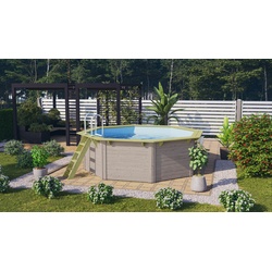 Karibu Pool Modell 1 X wassergrau