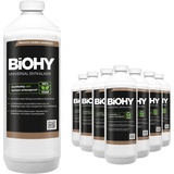 BiOHY Universal Entkalker Entkalkungsmittel, Bio Kalklöser, Kalkreiniger 9er Pack (9 x 1 Liter Flasche)