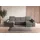 moeblo Ecksofa U mit Schlaffunktion, verstellbaren Kopfstützen & Bettkasten – Großes Wohnlandschaft Sofa mit Stauraum - Ecksofa Luka U - Grau (Twist 20) - Grau