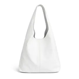 COLLEZIONE ALESSANDRO White Schultertasche Leder Weiß