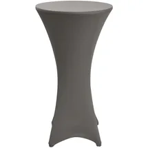 Beautissu Stehtischhusse Ø60-65cm Anthrazit