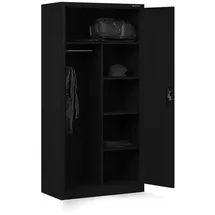 Jan Nowak Metallschrank Aktenschrank 185 x 90 x 45 cm Schwarz