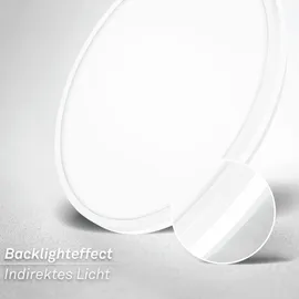 Briloner LED-Panel 1-flg. 33 cm rund weiß