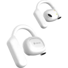 Devia Kabellose Kopfhörer Over-Ear-Kopfhörer mit Bluetooth 5.3-Technologie Wireless Stereo 800 mAh Weiß - Weiß
