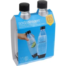 Sodastream Fuse PET-Flasche 2 x 1 l schwarz