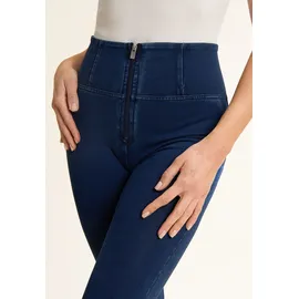 Freddy High-waist-Jeans FREDDY, Damen, Gr. L (40), N-Gr, blau (dunkelblau), Denim/Jeans, Obermaterial: 84% Baumwolle, 16% Elasthan, skinny fit lang, Jeans High-Waist-Jeans, mit Reißverschluß