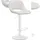 CLP Barhocker Camden Samt Creme Metall matt Weiss