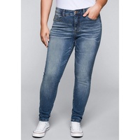 sheego Stretch-Jeans Große Größen Skinny mit Bodyforming-Effekt blau 27