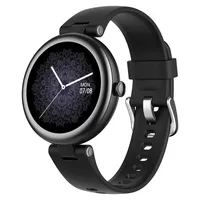 Damen-Smartwatch, 1,1 Zoll kleiner Touchscreen mit Schrittzähler, Schlafüberwachung, SpO2-Überwachung, Herzfrequenzüberwachung, Android IOS(Sch... - Schwarz