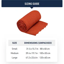 Sea to Summit Airlite Towel Reisehandtuch 60 x 120 cm Picante
