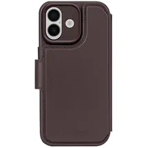 decoded iPhone 17 Leder Wallet Case braun