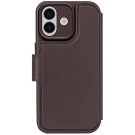 decoded iPhone 17 Leder Wallet Case braun
