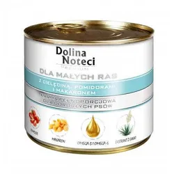 DOLINA NOTECI Premium kleine Rennen mit Kalbfleisch, Tomaten und Nudeln 185g