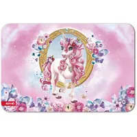 ROTH Schreibtischunterlage Einhorn Beauty bunt Kunstleder 59,0 x 39,0 cm, 1 St.