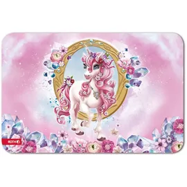 ROTH Schreibtischunterlage Einhorn Beauty bunt Kunstleder 59,0 x 39,0 cm, 1 St.