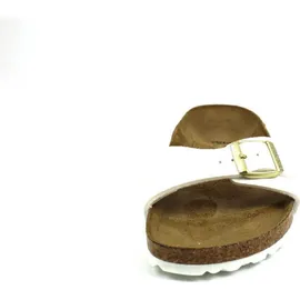 Birkenstock Madrid Birko-Flor Lack schmal patent white 36