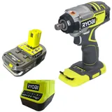 Ryobi R18IW7-115 ONE+ Akku Schlagschrauber 18 V 270 Nm 1/2" Brushless + 1x Akku 1,5 Ah + Ladegerät