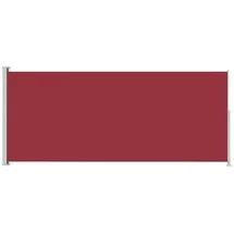 vidaXL Seitenmarkise 180 x 500 cm Rot Polyester