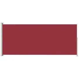 vidaXL Seitenmarkise 180 x 500 cm Rot Polyester