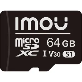 Imou Schnelle microSDXC-Speicherkarte Full HD bis zu 95/25 MB/s UHS-I SD-Adapter für Smartphone, Tablet, Action-Kamera, Drohne und Laptop 64 GB