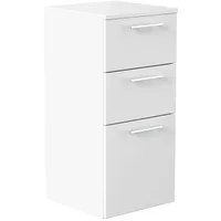 Magnolia home Garderoben-Set Midischrank 75 cm weiss hochglanz