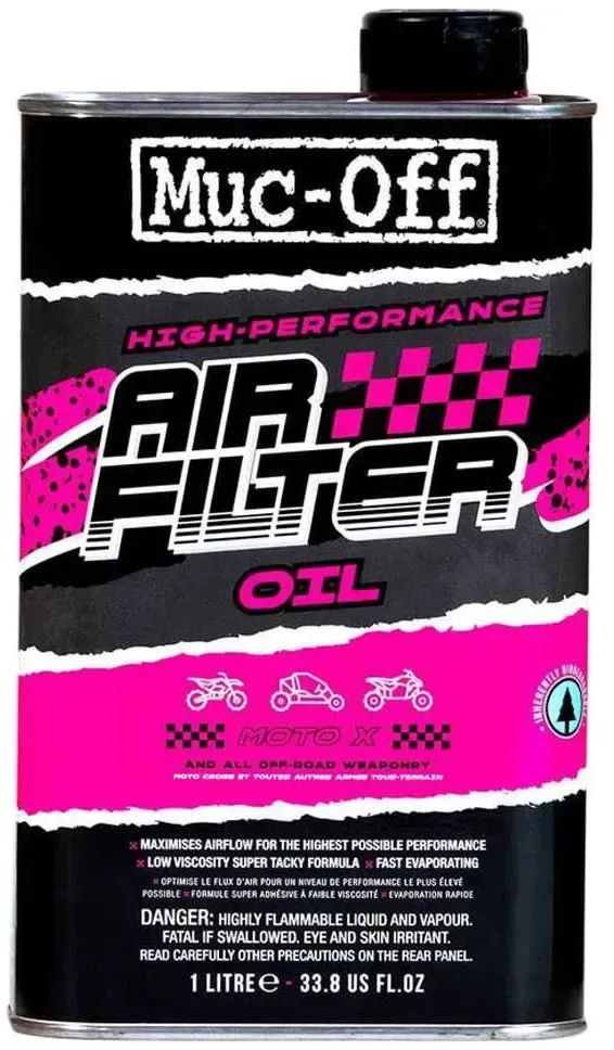 Muc Off Luftfilteröl 1l - Black / Pink - One Size