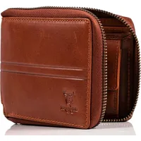 Matador Herren Leder Geldbörse RFID Antik Vintage Braun