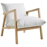 Z2 Sessel FRANZ Webstoff 65 x 80 x 85 cm Beige