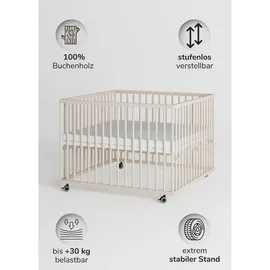 Sämann Laufgitter Matratze sahara dust Premium Kollektion | Gr.: 100x100 cm