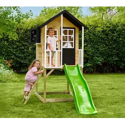 Zwerkules Holli 1 | Kinder Stelzenhaus mit Rutsche | Holz