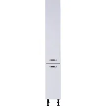 kochstation Apothekerschrank KS-Cara 30 x 58,4 x 211,8 cm Weiß