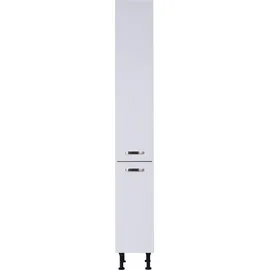 kochstation Apothekerschrank KS-Cara 30 x 58,4 x 211,8 cm Weiß