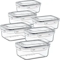 Centi Frischhaltedose transparent 16,5 x 12 x 7 cm 0,8 l 6-teiliges Set