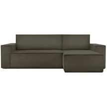 Konsimo Ecksofa Napi ¦ braun ¦ Maße (cm): B: 262 H: 89