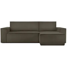 Konsimo Ecksofa Napi ¦ braun ¦ Maße (cm): B: 262 H: 89