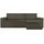 Konsimo Ecksofa Napi ¦ braun ¦ Maße (cm): B: 262 H: 89