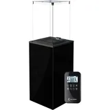 Terrassenheizer Patio Mini Glas schwarz automatische Steuerung 8,2kW - Schwarz