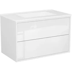 Waschtisch WELLTIME, weiß (weißgloss), 80cm, Waschtische