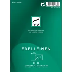 DFW Briefpapier Karte Edelleinen DRESDNER 820330 A6 10/10